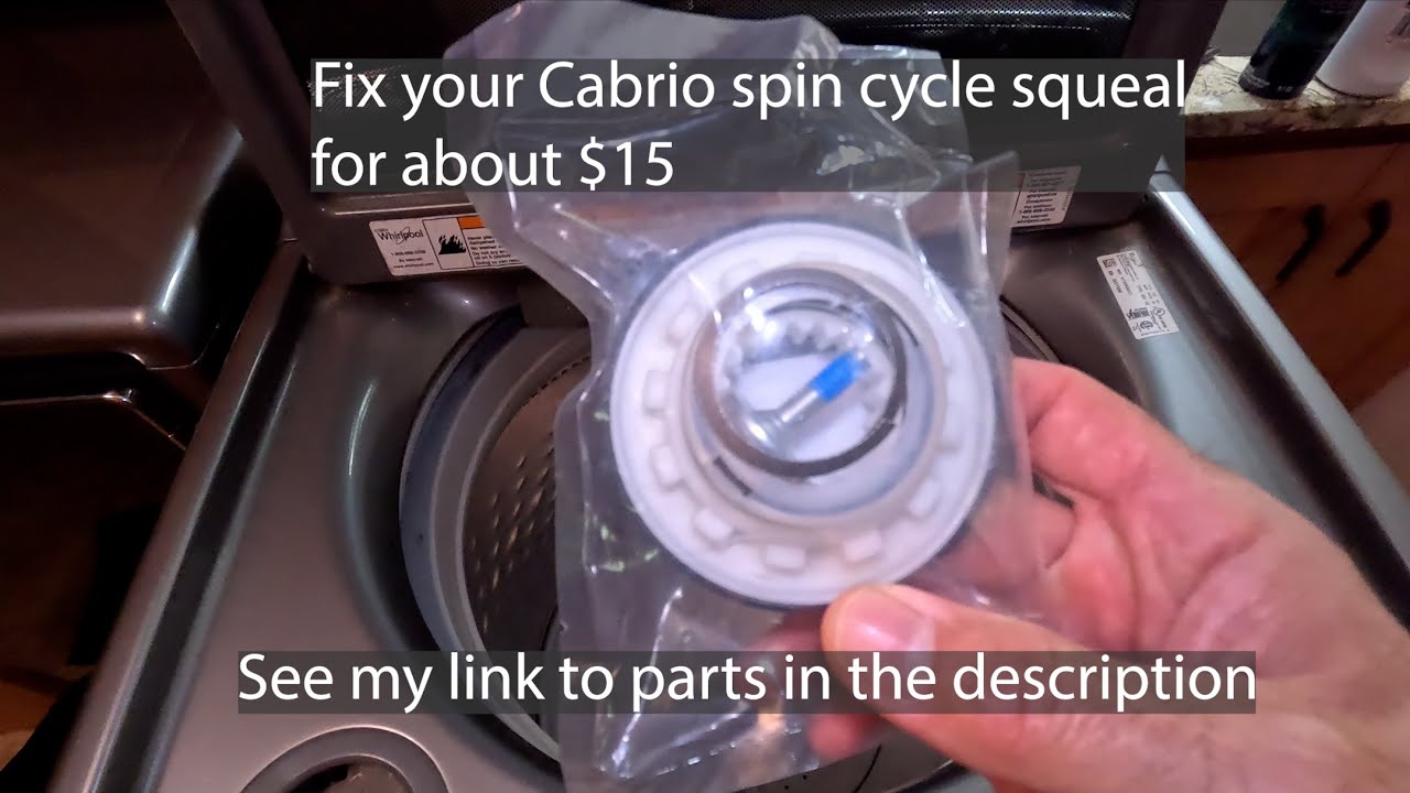 Fix Your Whirlpool Cabrio Squeal! (Spin Cycle Noise - $15 DIY Clutch Repair)