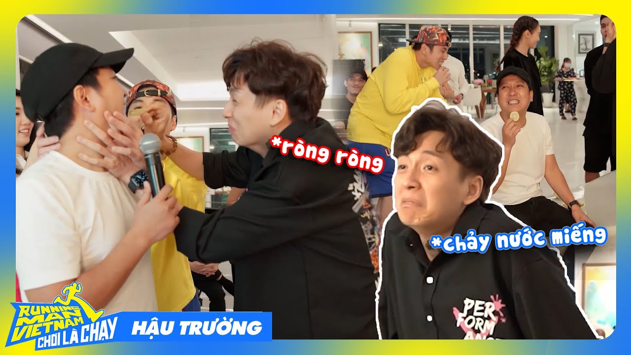 Ngô Kiến Huy nhăn mặt chảy nước miếng lỡ dại thi ăn chanh với Trường Giang | HẬU TRƯỜNG CHƠI LÀ CHẠY