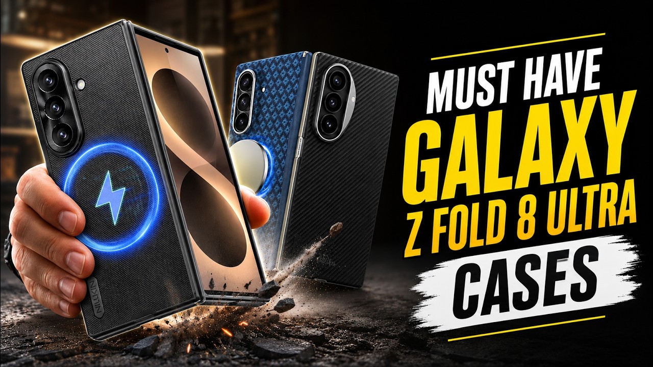 Топ-10 лучших чехлов для Galaxy Z Fold 8 Ultra, которые стоит купить в 2026 году!