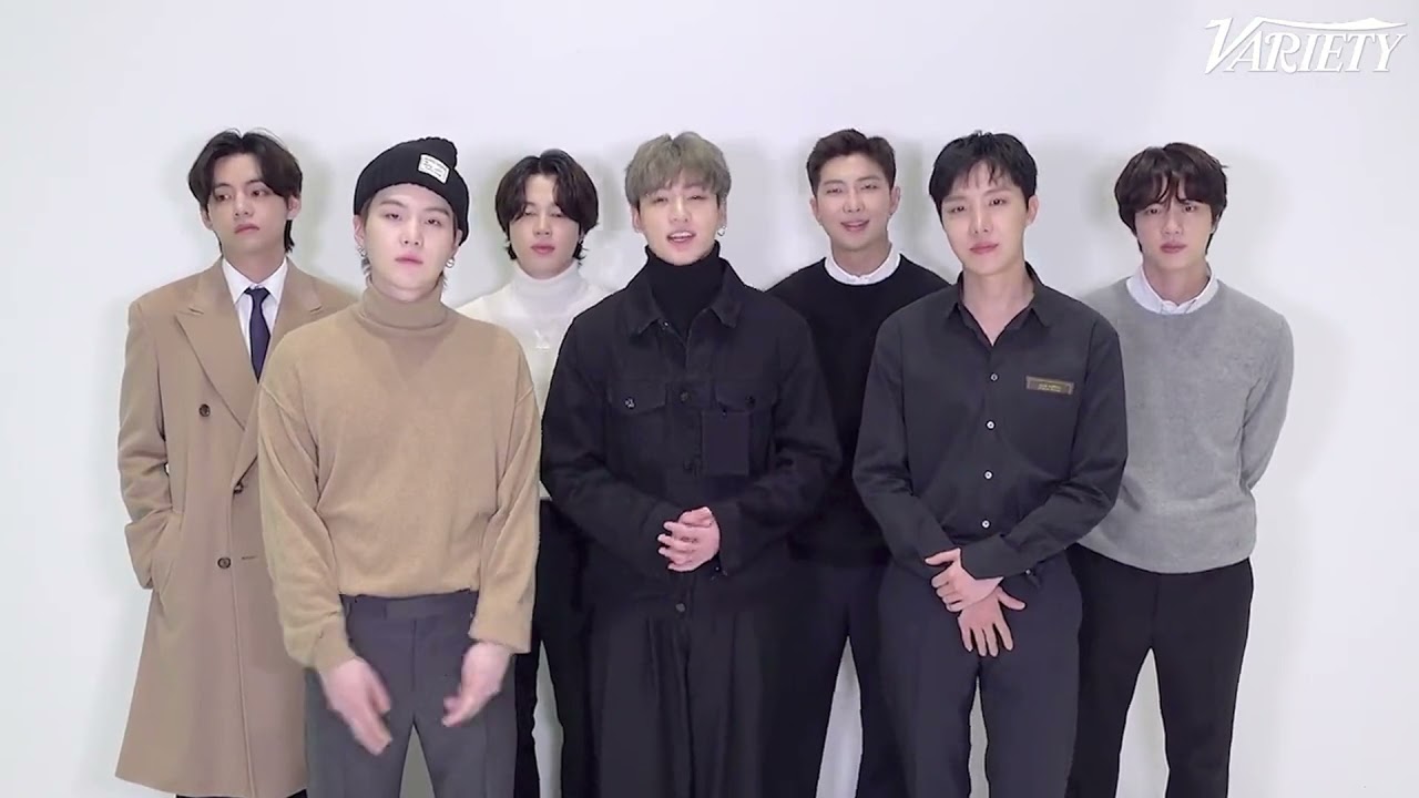 BTS передали трогательное видеосообщение на Variety Hitmakers