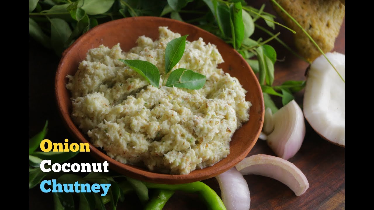 ఉల్లి కొబ్బరి పచ్చడి | Onion Coconut Chutney | Best Breakfast Chutney For Idli Dosa Wada