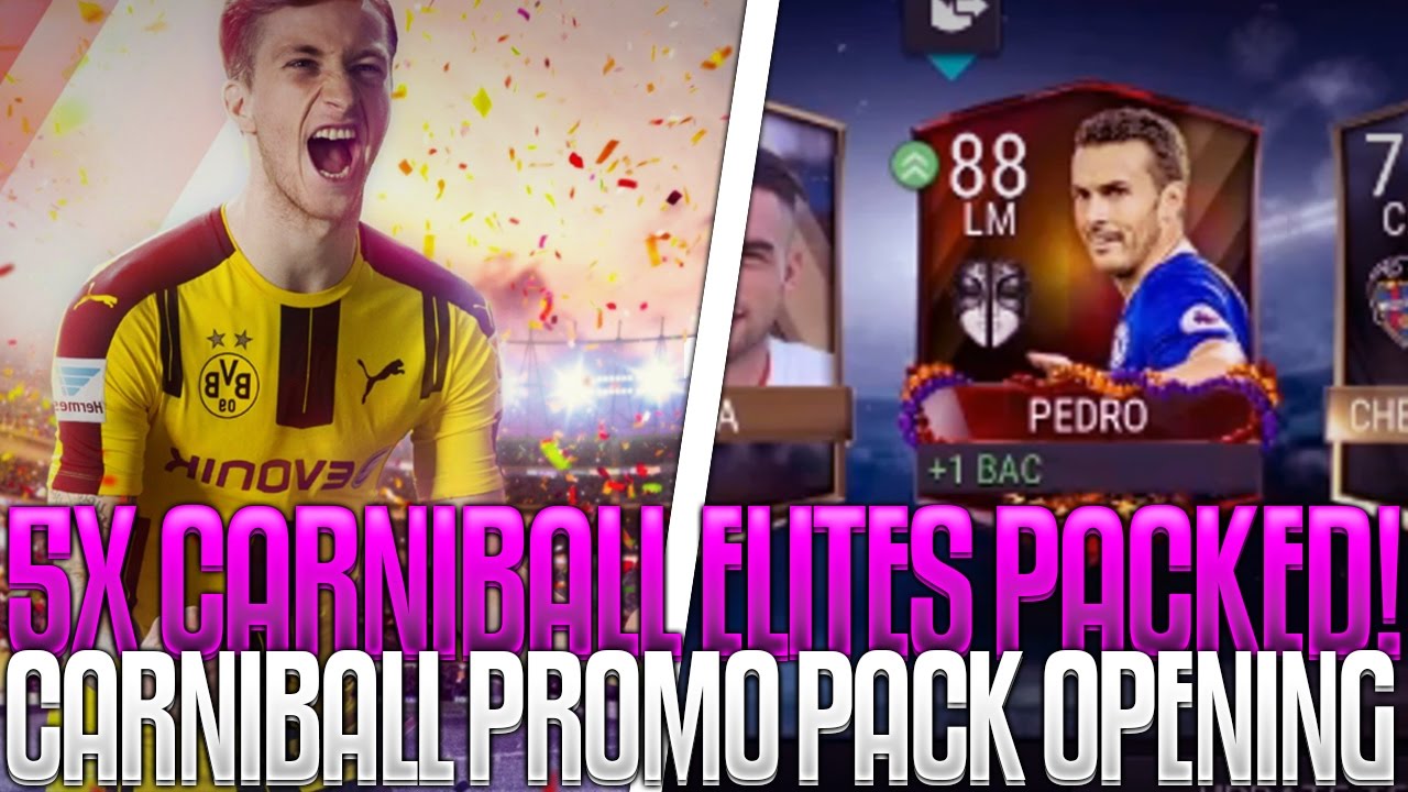 #FIFAMOBILE #CARNIBALL PACK OPENING! 88 MASTER ELITE PACKED! (5 ELITES PACKED!)