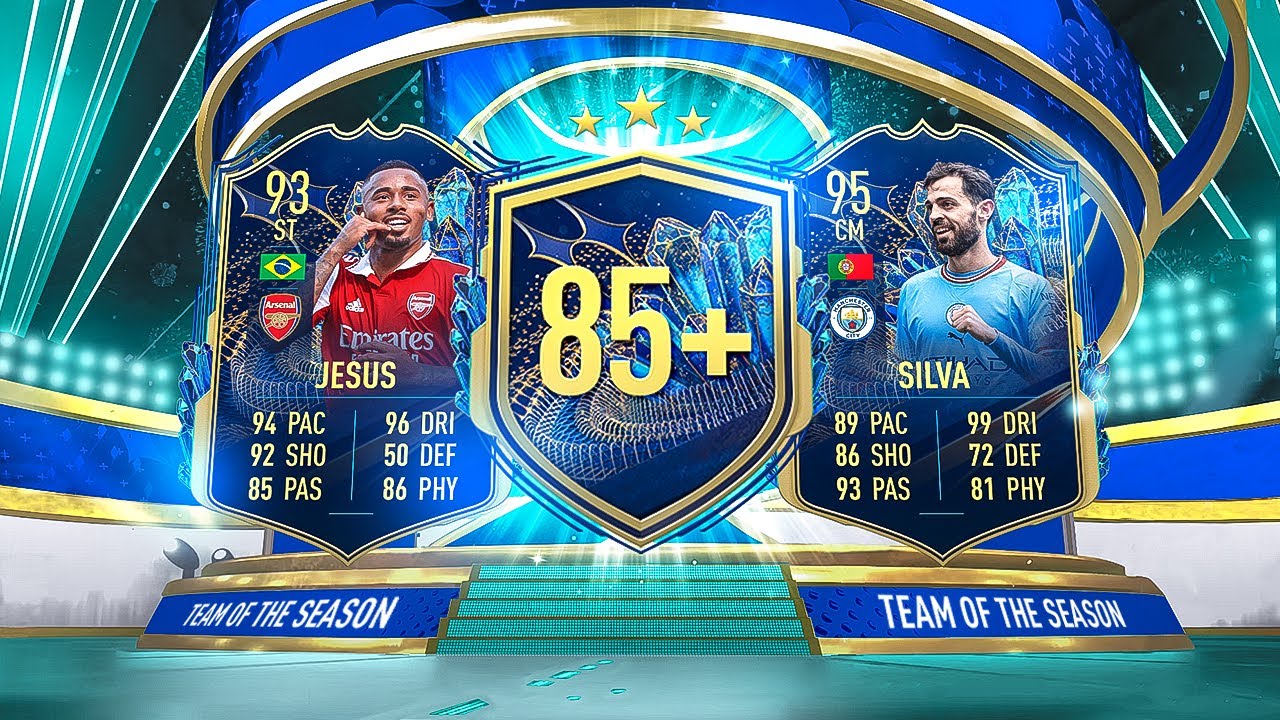 25 x 85+ x 5 Community TOTS Upgrade Packs in FIFA 23!