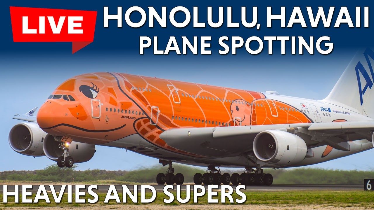 Up-Close A380 Departures at HNL/PHNL Honolulu Hawaii - Live Planespotting 2-28-2026