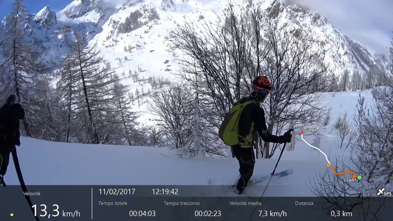 Gita sci alpinismo Quota 2506 in 40cm di neve fresca - Valle Maira - skialp - powder