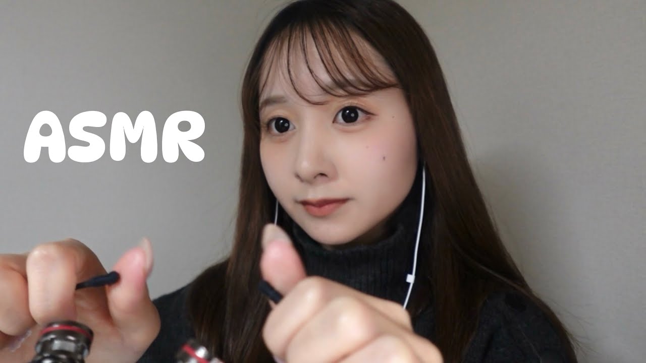 【ASMR】指で綿棒をこする音-Rubbing Sounds-