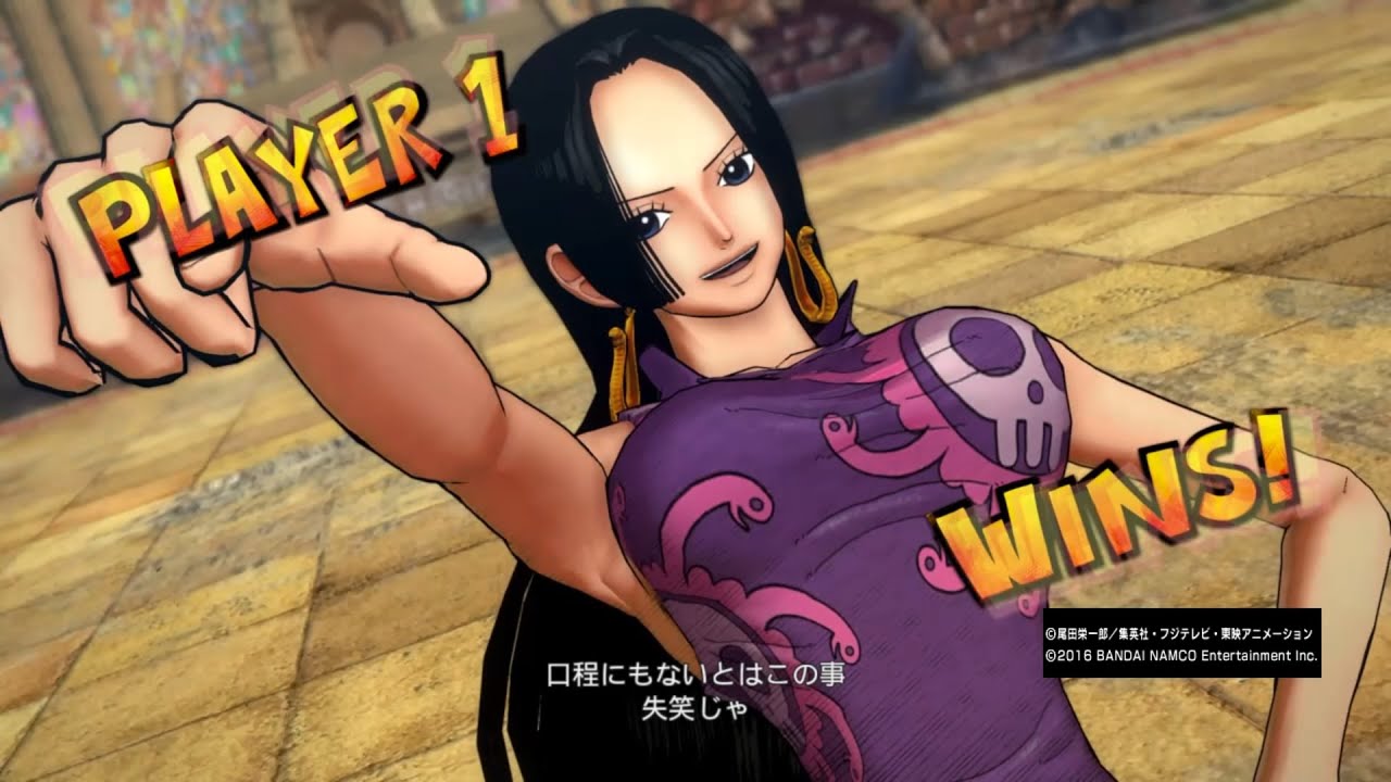 ワンピースバーニングブラッド 旧Verハンコックコンボ [ONE PIECE BURNING BLOOD Hancock combo]