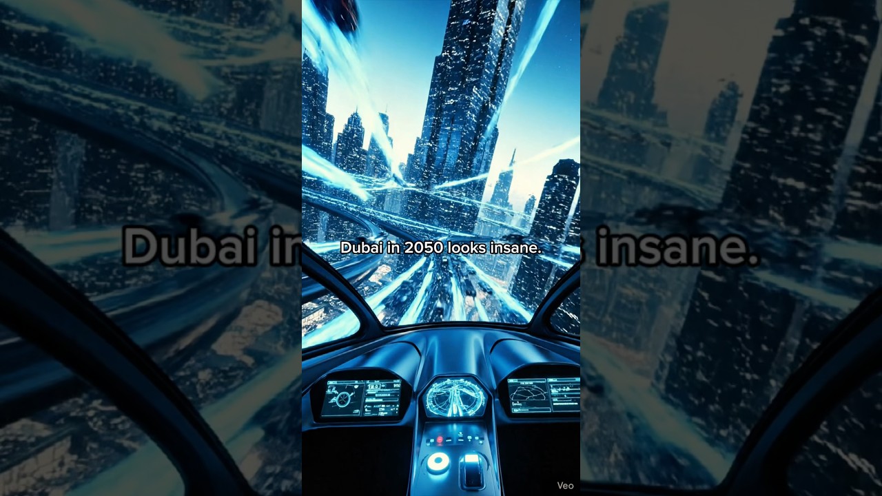 Dubai 2050: Flying Cars and Skyscrapers