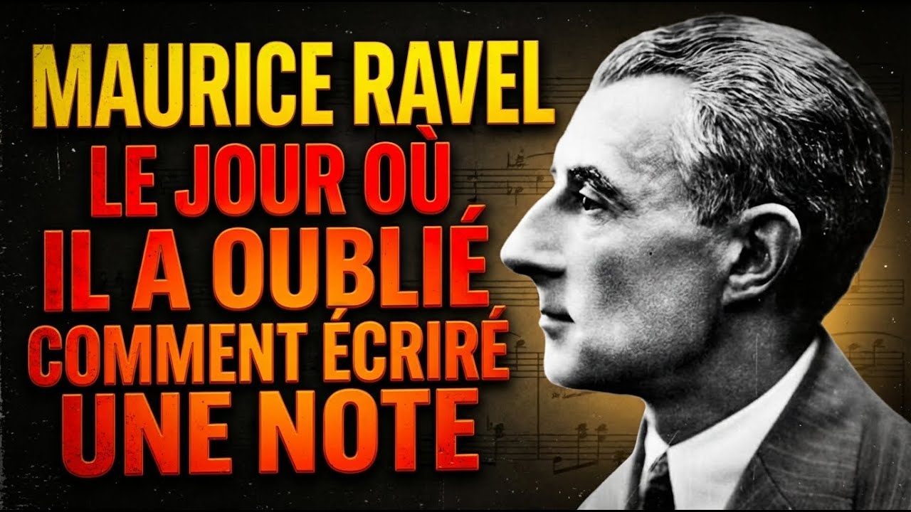 MAURICE RAVEL : LE JOUR OÙ IL A OUBLIÉ COMMENT ÉCRIRE UNE NOTE