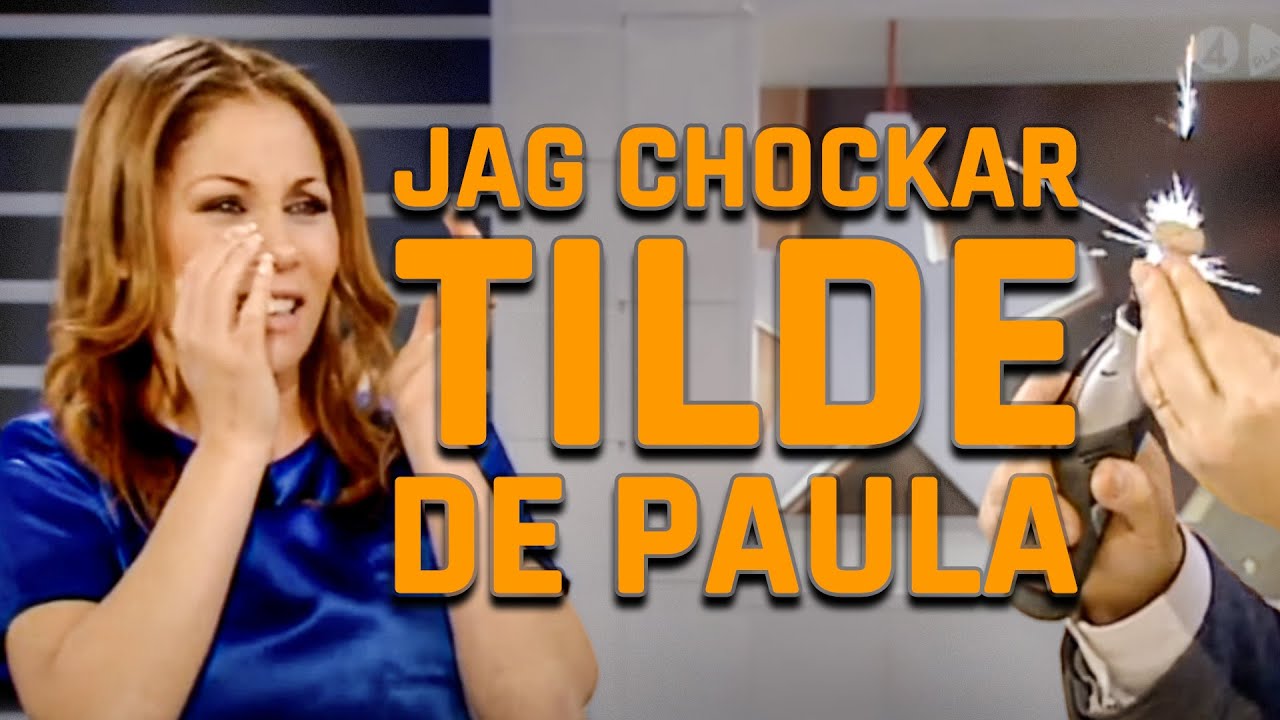 Tilde de Paula chockad av John Houdi