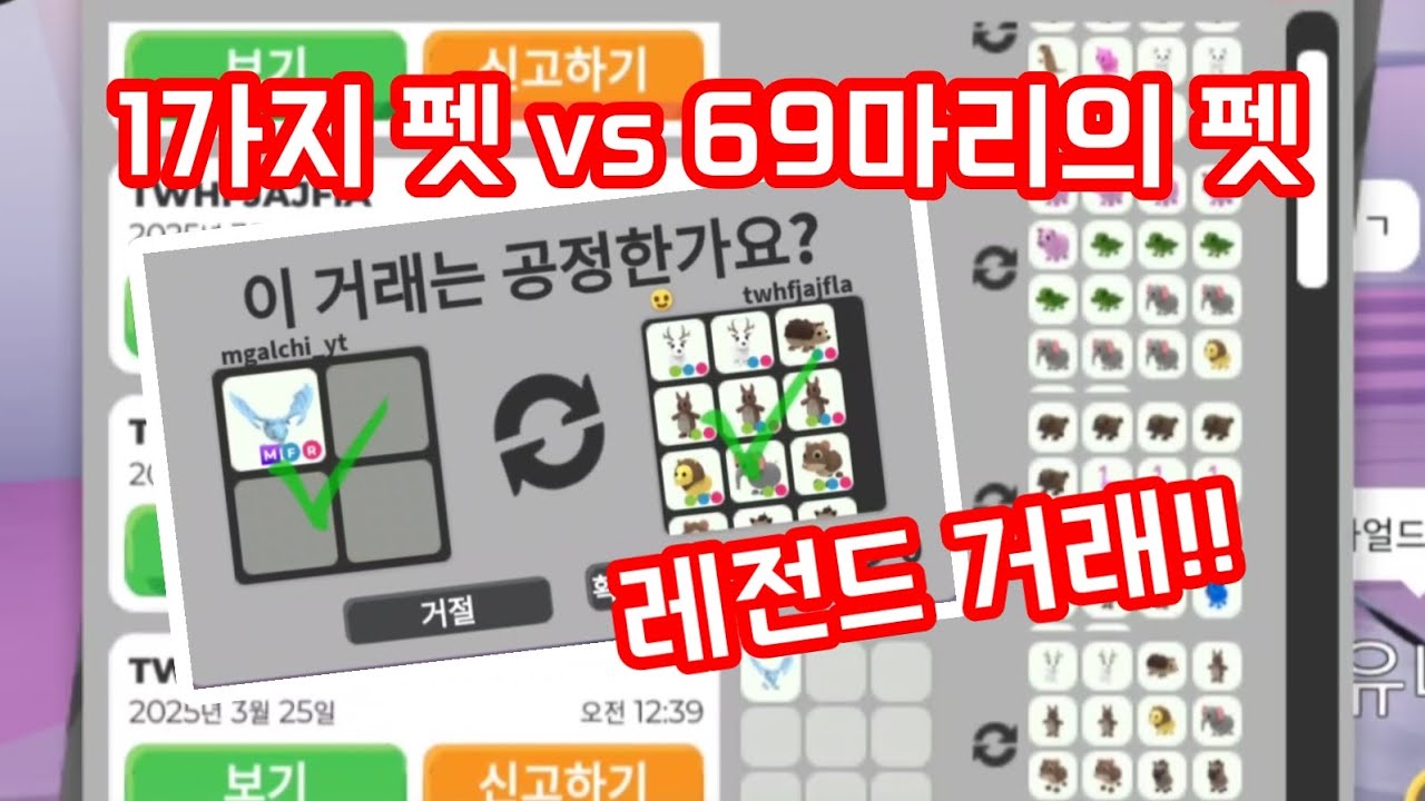 1마리펫 vs 69마리펫 여러분의 선택은?😻 [ 입양하세요 ]