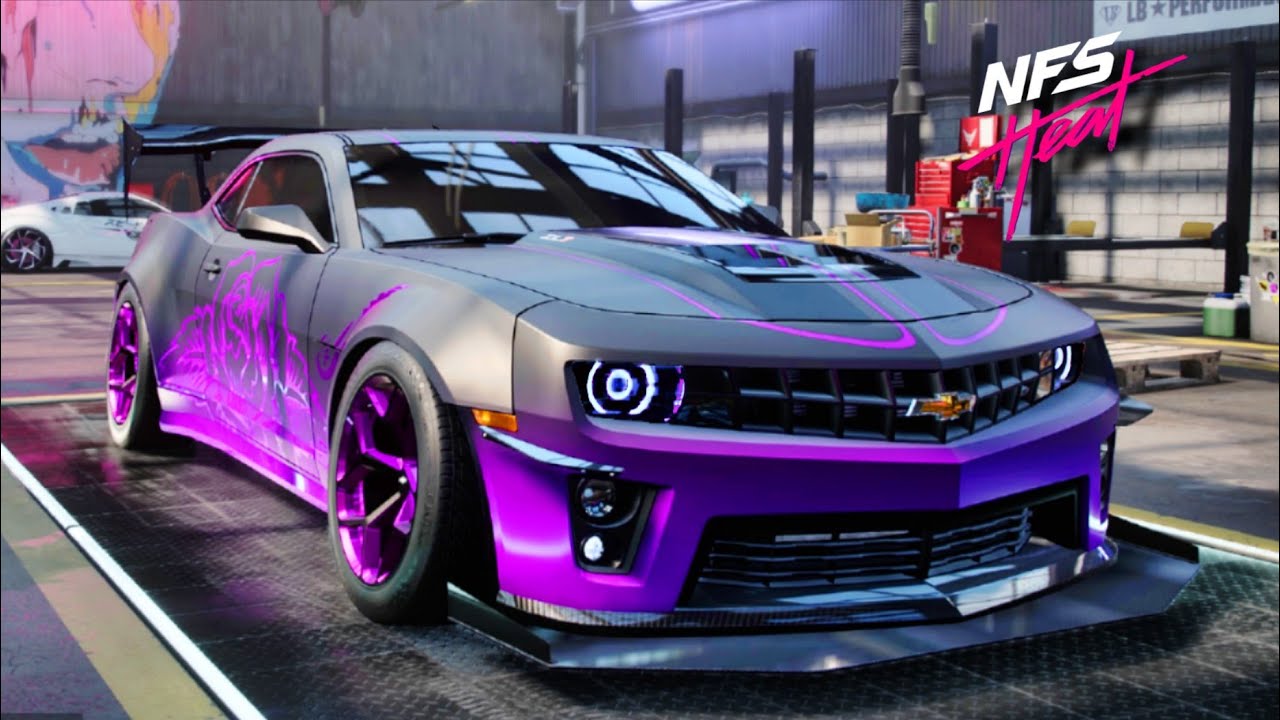 Need for speed heat Chevrolet Camaro Z28 customization and gameplay 