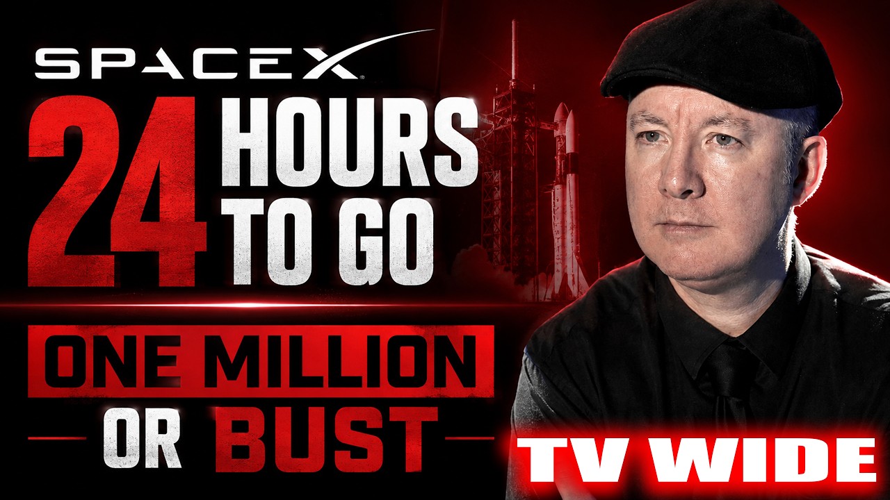 24 HOURS TO GO: SpaceX SPCX Unlock Could Make Me $1 MILLION! Martyn Lucas Investor
