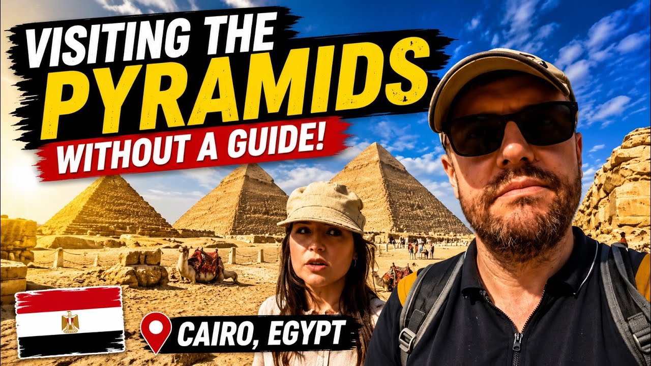 Visiting the PYRAMIDS of GIZA without a GUIDE!