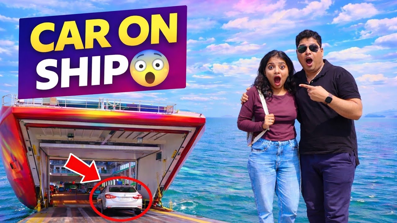 We Took Our Car on Sea 😍 | Mumbai to Alibag M2M RoRo Ferry Experience