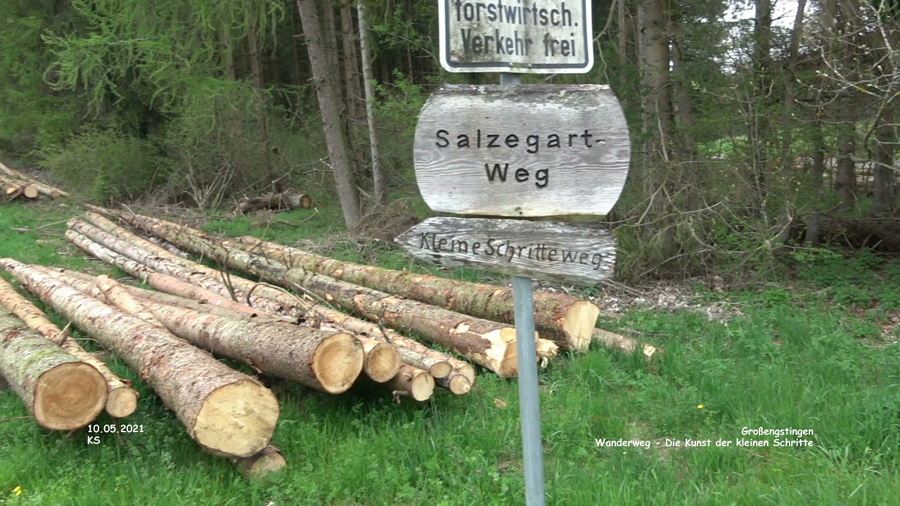 Wanderweg - Kunst der kleinen Schritte - Großengstingen
