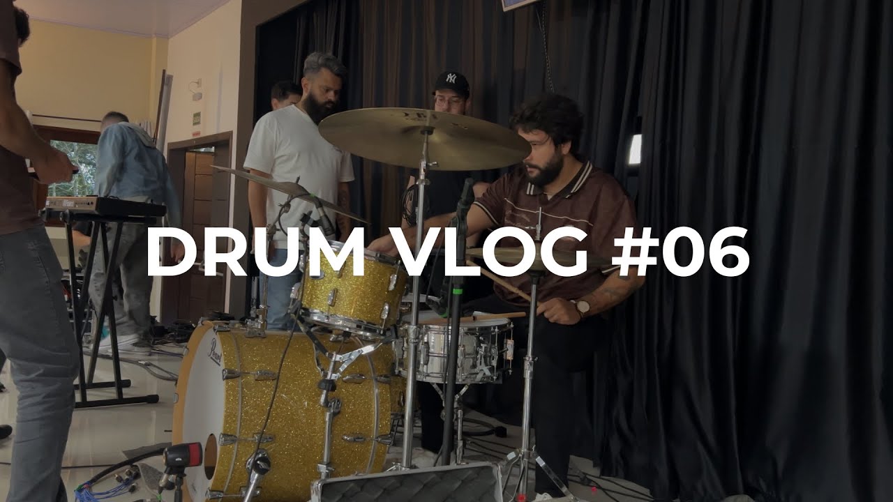 DRUM VLOG | #06 TOQUEI ESTAÇÕES AO VIVO