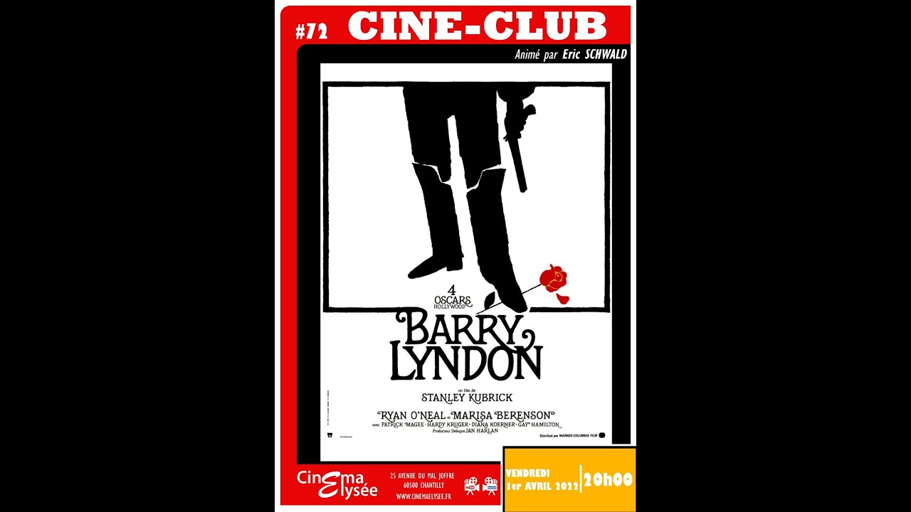 Ciné-Club #72 : Barry Lyndon de Stanley Kubrick (1975)