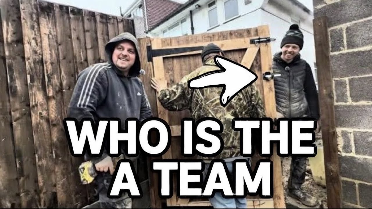 The B Team on the Fencing Job