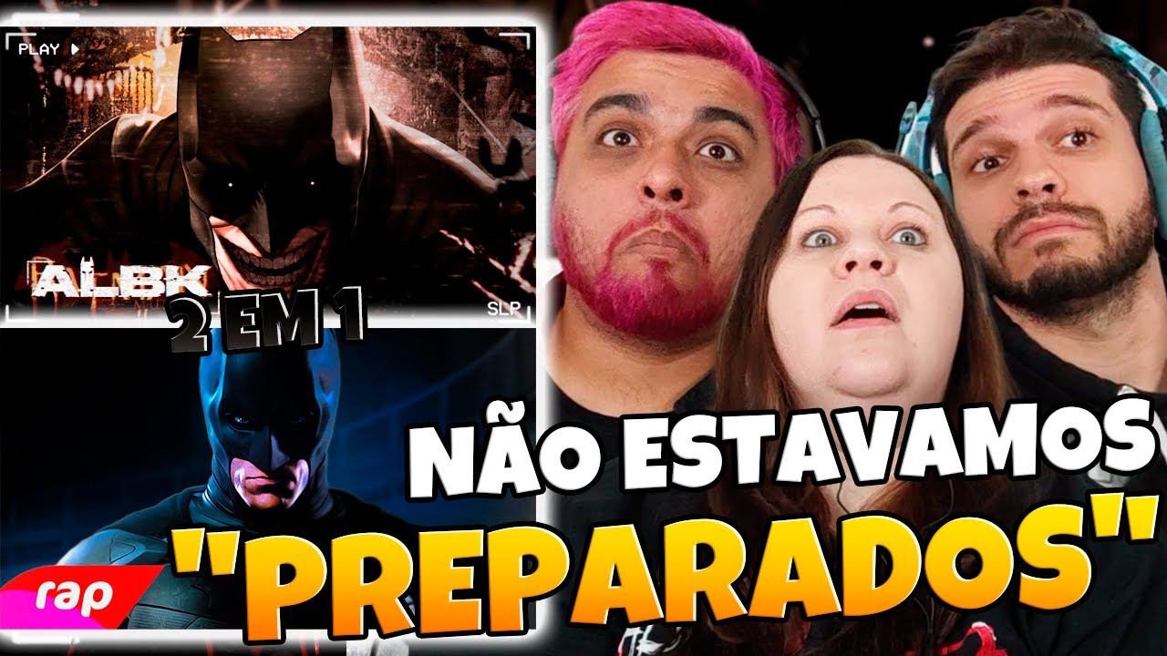 2 EM 1 DO BATMAN | ALBK The Bat (Batman Analog Horror) + 7 MINUTOZ  Rap do Batman | FAMILY REACTS