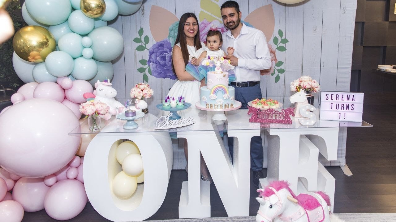 Serena's First Birthday (Unicorn Theme Party)