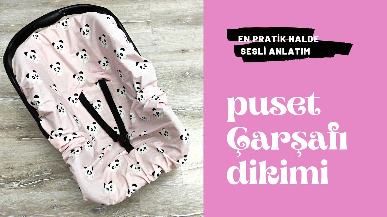 16 dakikada kendi bebeğinizin puset çarşafını dikmeye ne dersiniz🤔            🐣sewing pram linen🐥