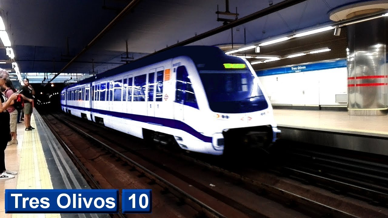 Tres Olivos | линия 10 : Мадридский метрополитен ( класс 7000 - 9000 - 8000 )