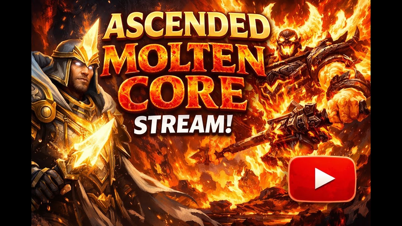 Ascended Molten Core Raid February 12 2026 (Prot Paladin)