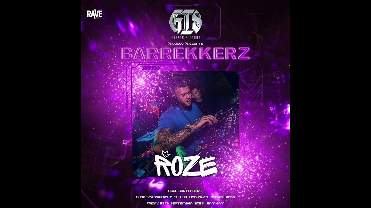 Roze - Live @ Barrekkerz, Eindhoven, The Netherlands 🇳🇱 29.09.23