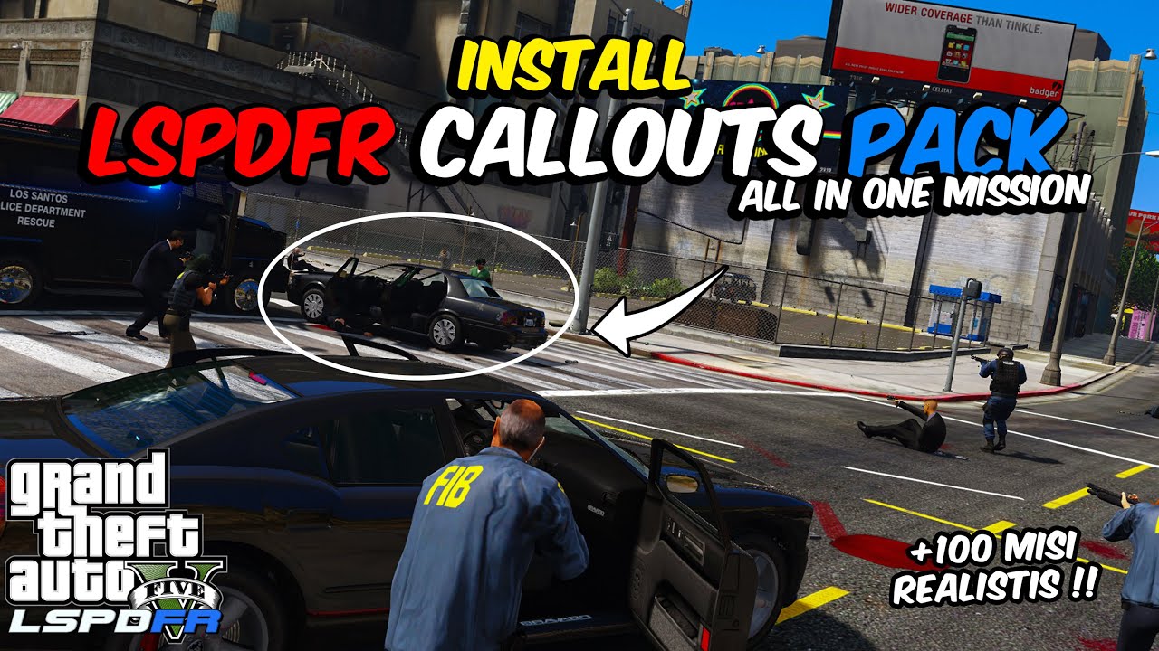 CARA INSTALL MOD MISI REALISTIS TERBAIK DI LSPDFR GTA 5