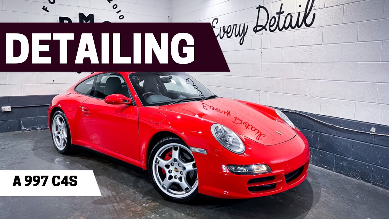 That’s how guards red should look! Paint correction and on a 997 Porsche 911 C4S