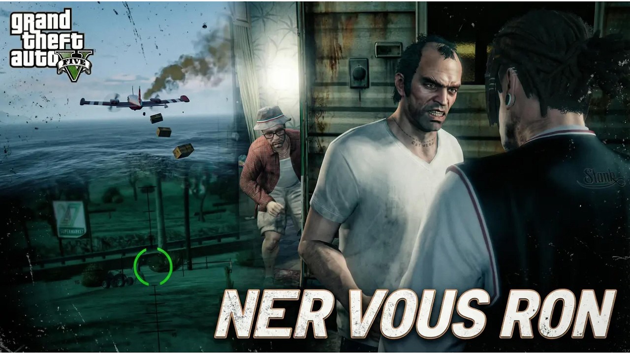 GTA V - Нервный Рон - Как Трэвор заставляет Рона перестать нервничать | Часть 14!