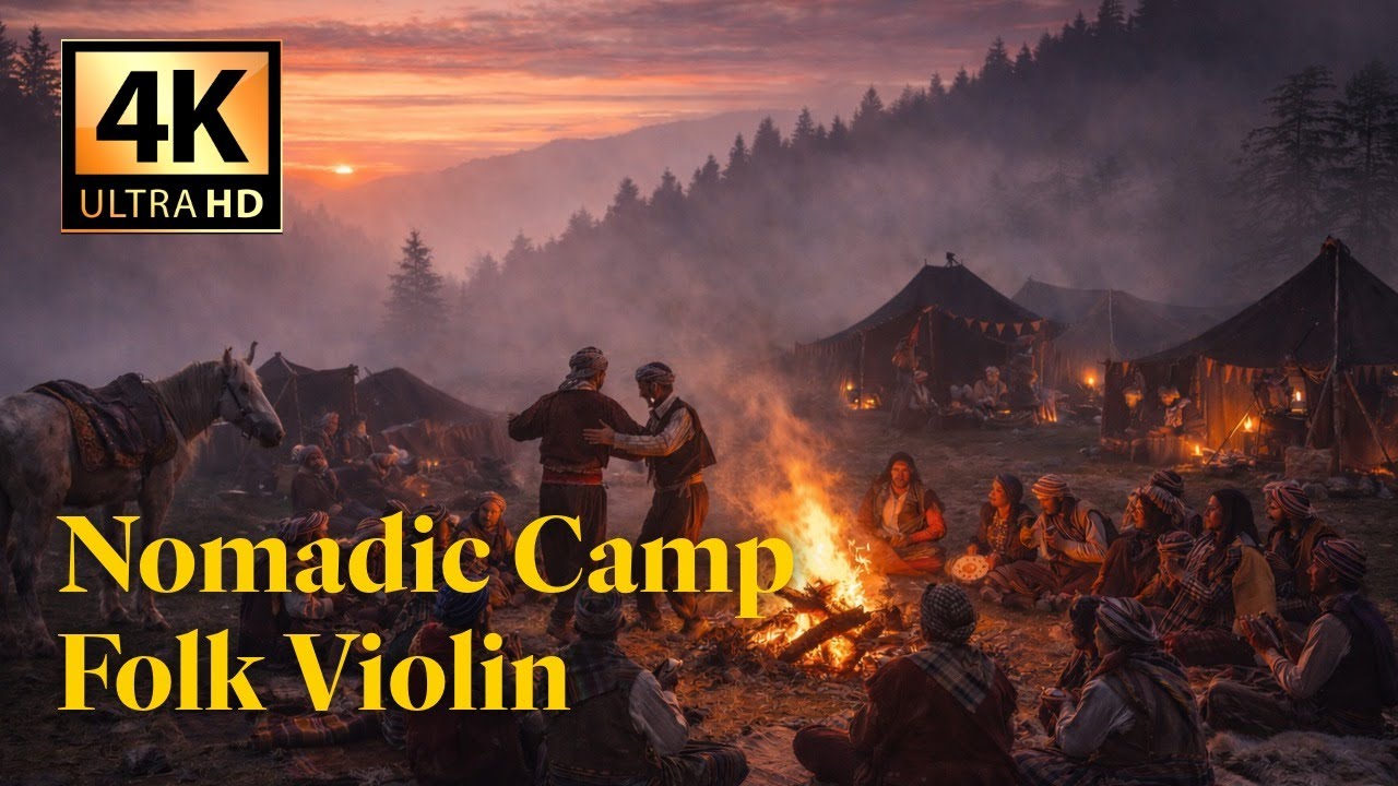 Mist, Fire and Melodies | Cinematic Mediterranean Folk &bull; Nomadic Camp 1800s (3HOURS)