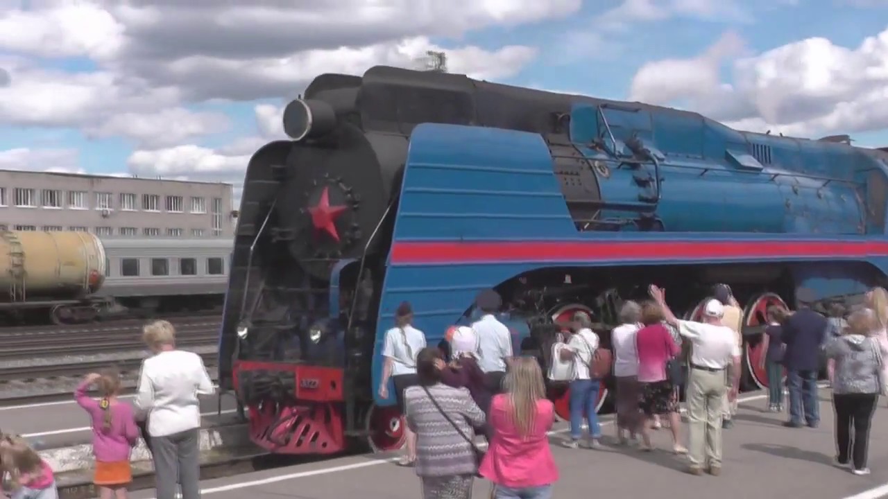 Иваново.  Встреча и отправление Ретро -  поезда.  13. 08 .2018 года