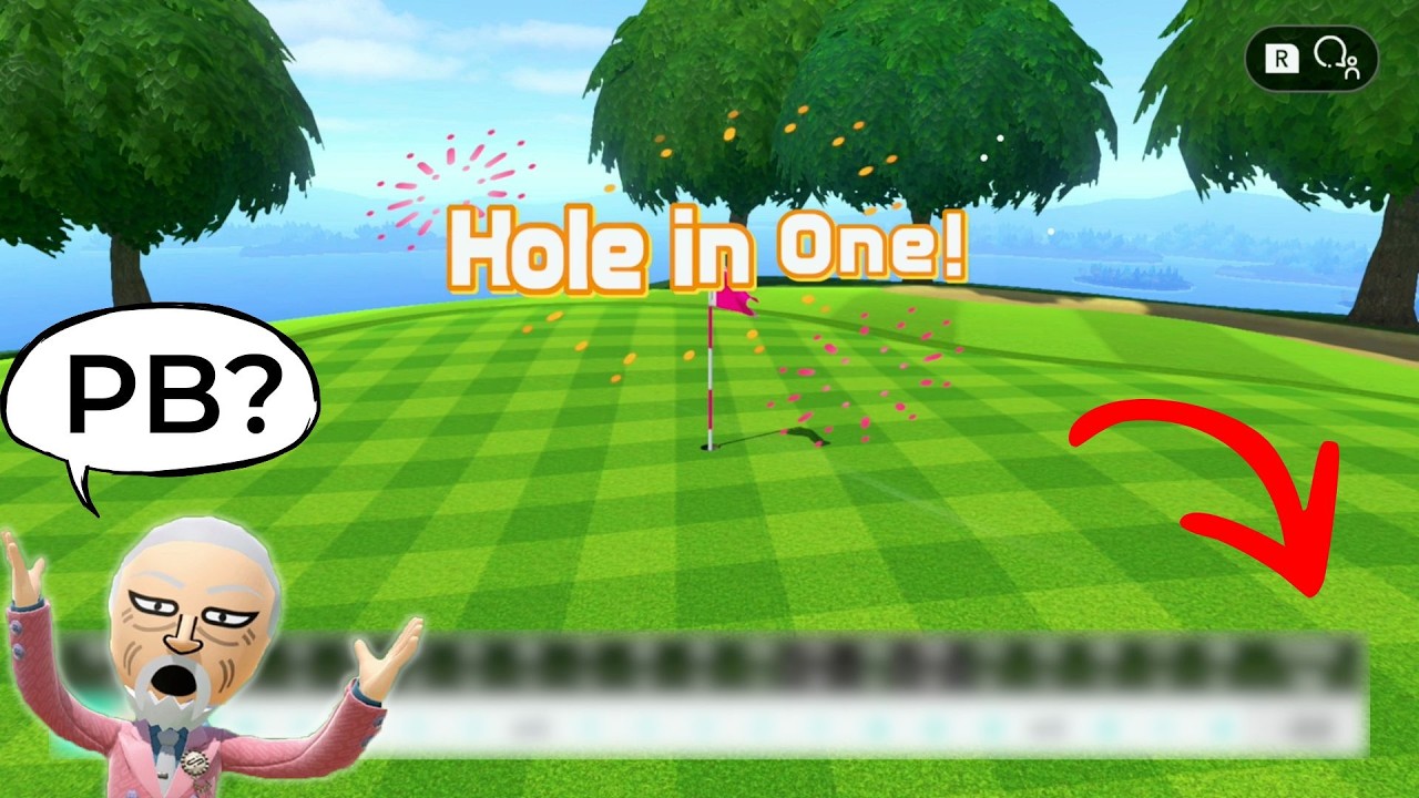 Ещё один БЕЗУМНЫЙ раунд из 18 лунок... (Switch Sports Golf)