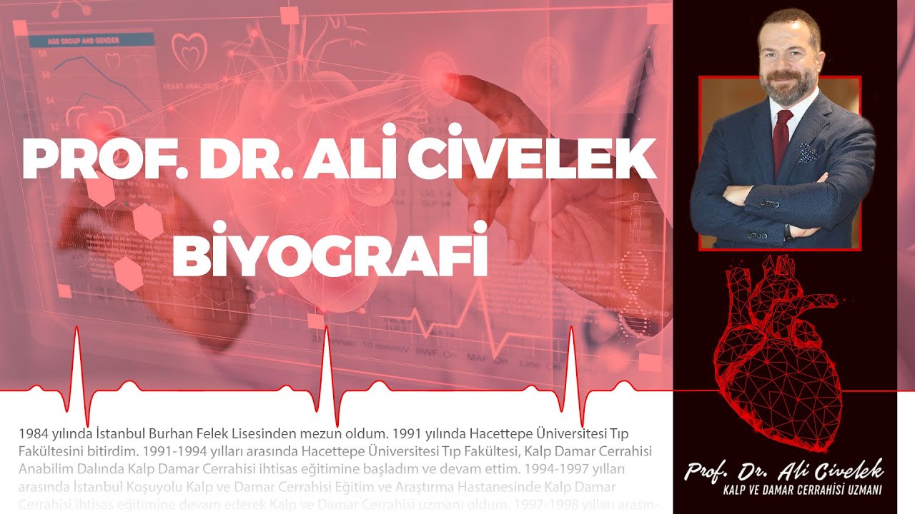 Prof. Dr. Ali Civelek - Biyografi