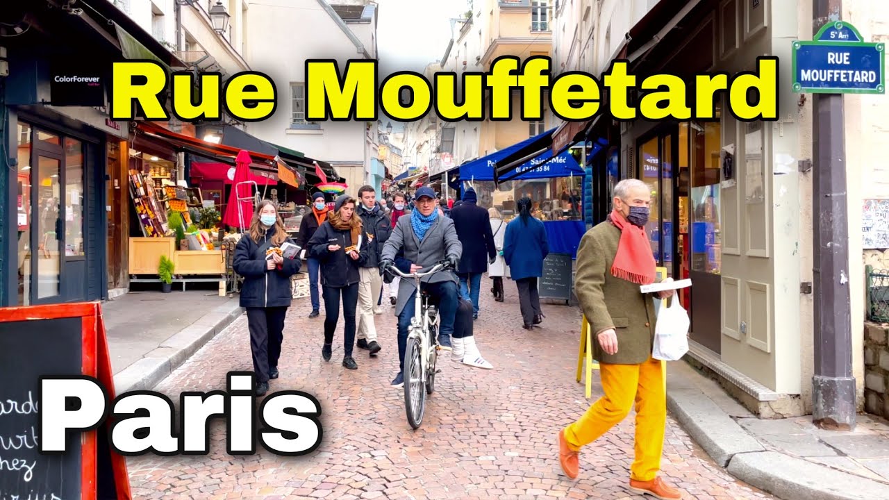【HDR】Walking tour in Paris : Rue Mouffetard🚶