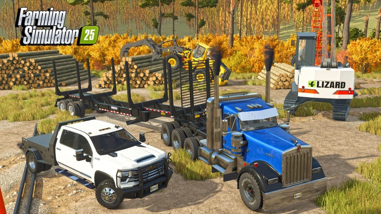 A Day In The Life A Forestry Company Manager? | Farming Simulator 25