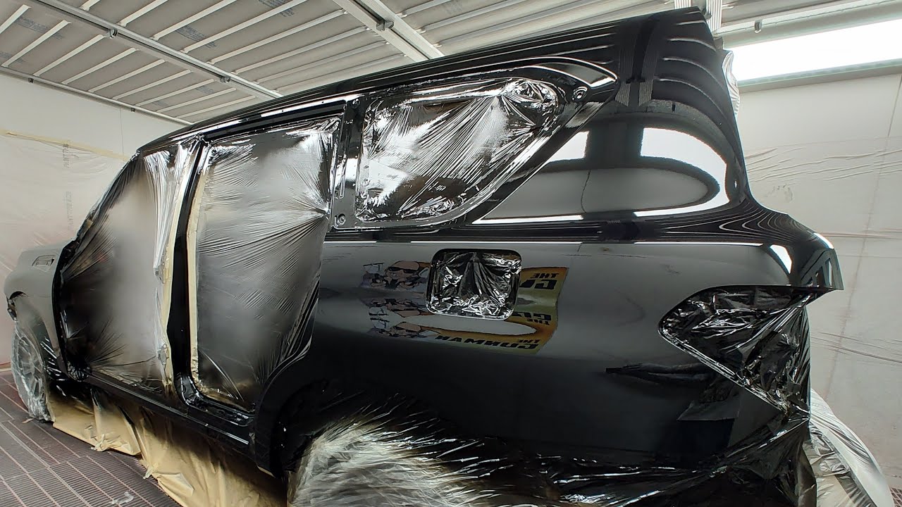 Black Nissan Patrol Respray