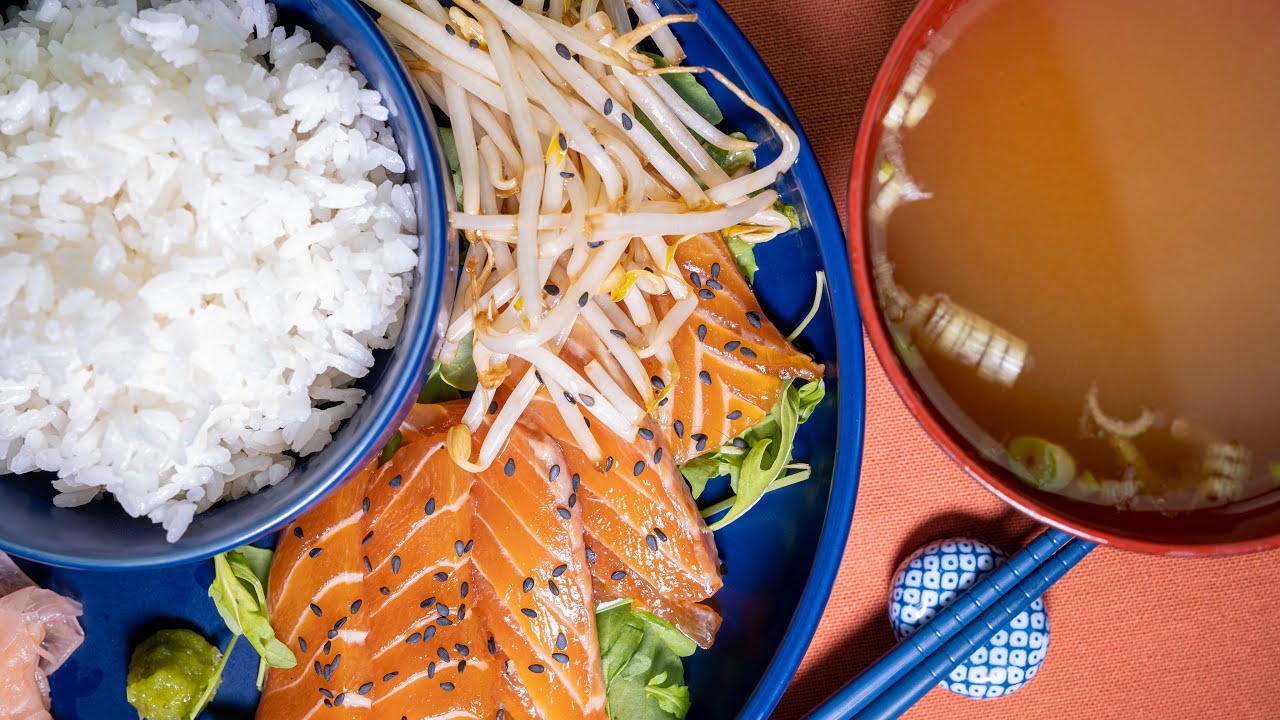 RECETTE JAPONAISE : sashimi mariné et menu complet (attention ça fond sur la langue)