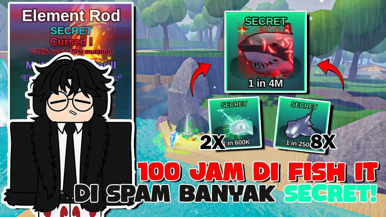 100 Jam di Fish It Untuk Mendapatkan Megalodon 1/4M!