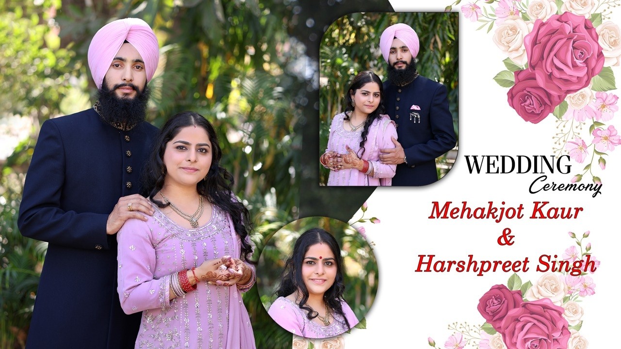 Live wedding Ceremony of Mehakjot weds Harshpreet