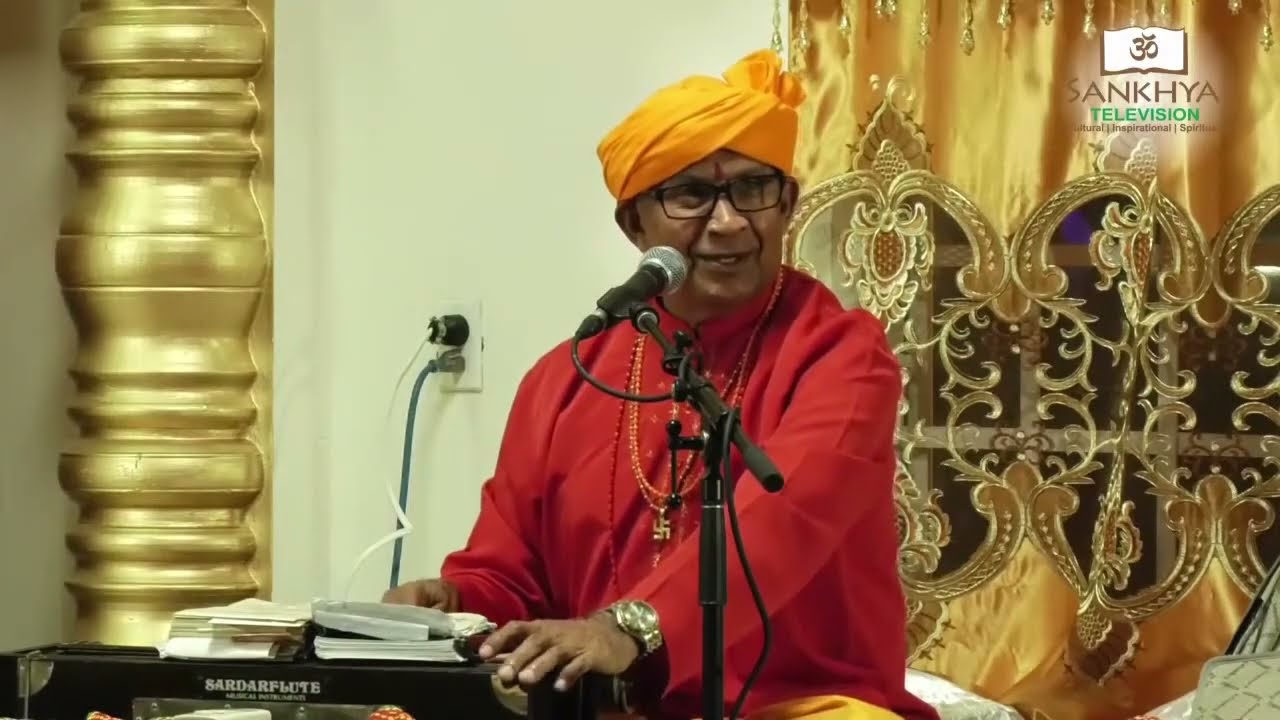 A Night of Ramayan Satsangh Officiating Pt Ravindranath Maharaj at Bamboo Temple