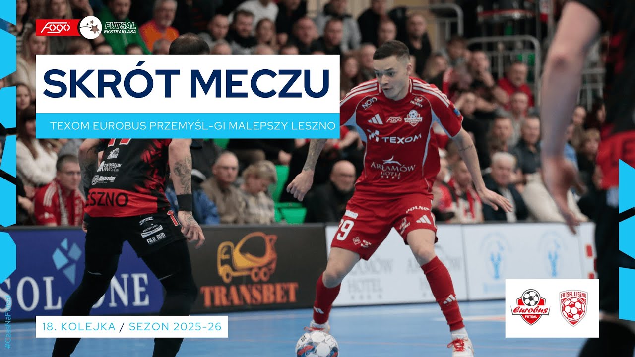 Texom Eurobus Przemyśl - GI Malepszy Leszno 10:3 SKRÓT 18. kolejka (2025/26)