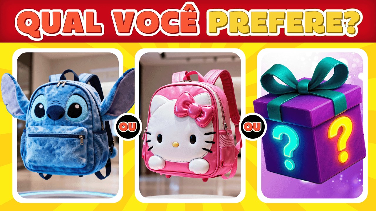 #3 - O QUE VOCÊ PREFERE? Edição Presente Misterioso! 🎁⭐ Será Que Você Dá Sorte🍀 Ou Azar?