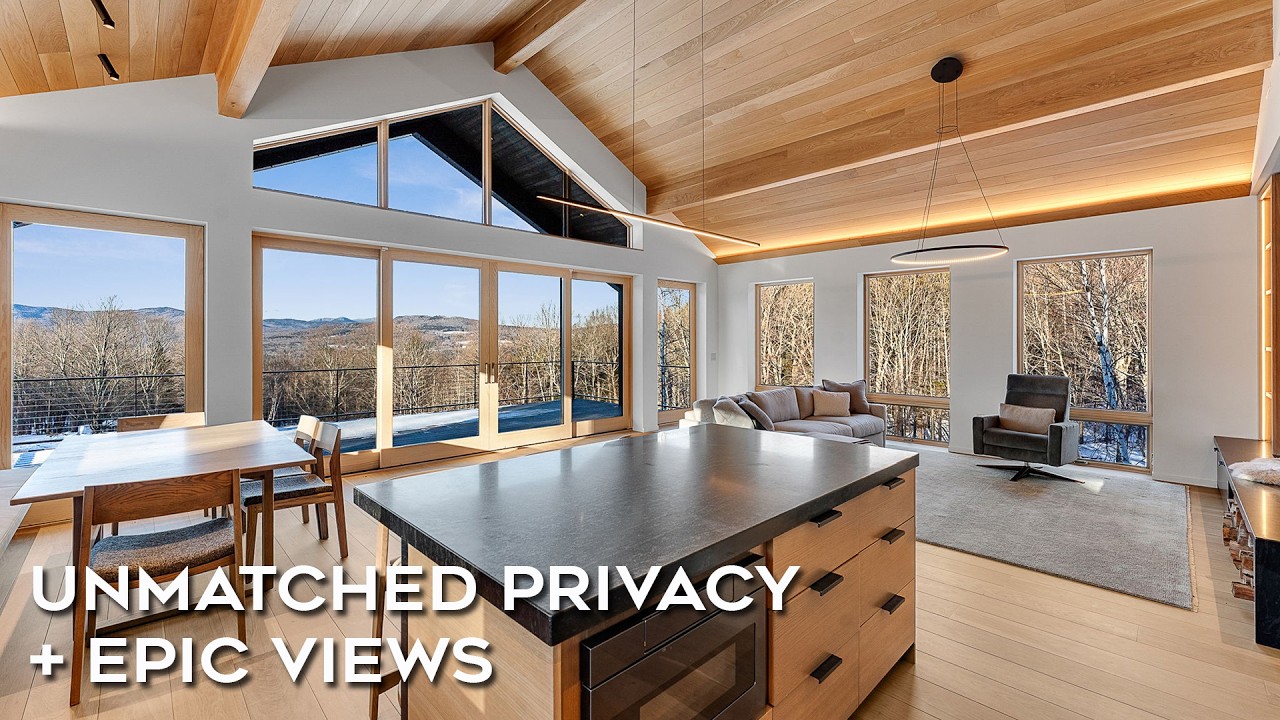 Mountain Retreat Above the Mad River Valley | Waitsfield Vermont Luxury Home for Sale