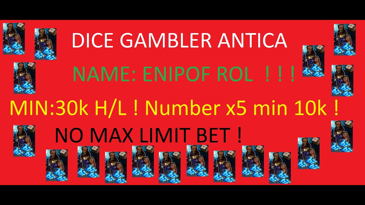 1#DICE GAMBLE ANTICA FOR ME ! ! Vedos Vedos ! !