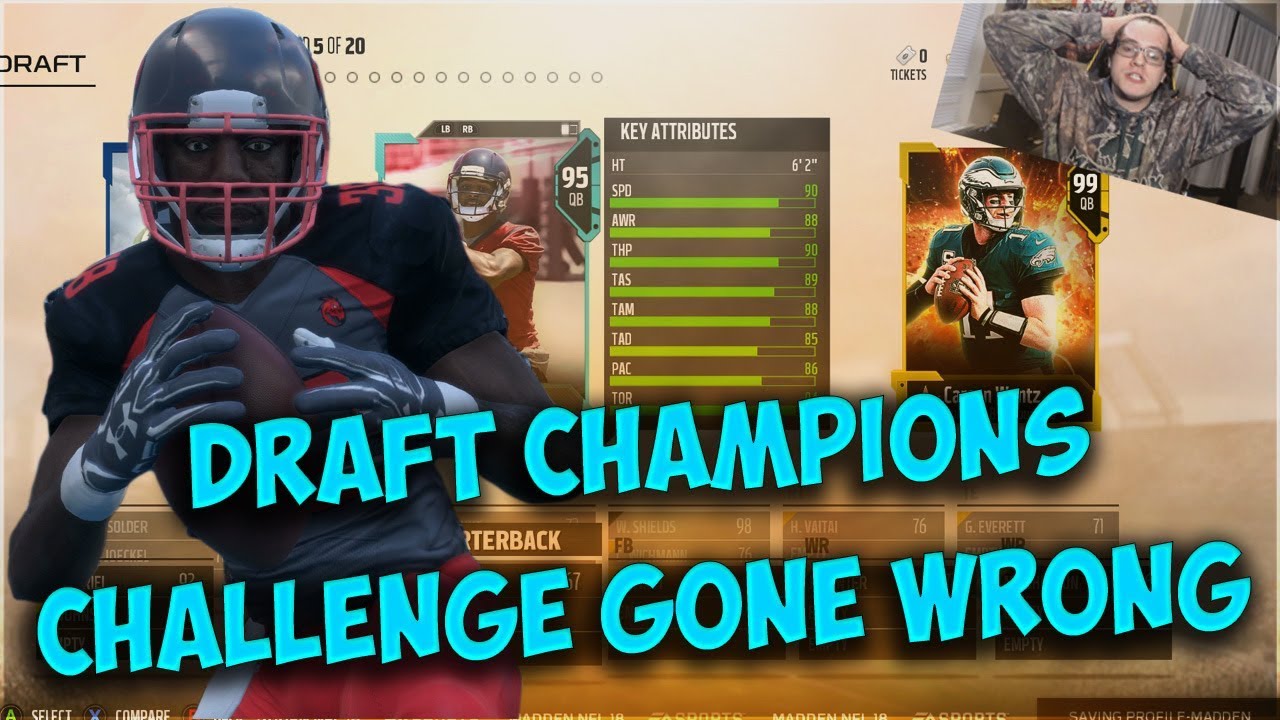 Updated Draft Champions Challenge Gone Wrong! Hilarious Rage! - Madden 18 Ultimate Team Mut 18