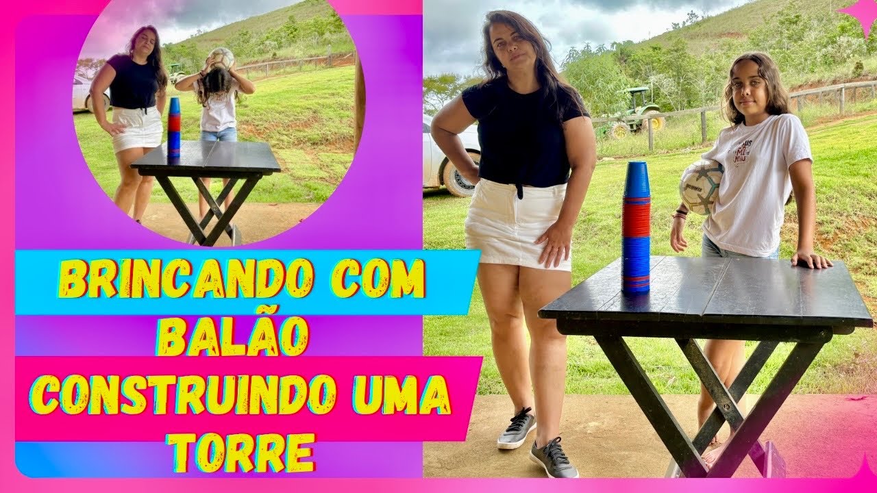 TORRE DE COPOS//BRINCADEIRA FÁCIL 