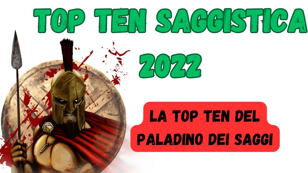 Classifica Top Ten Libri di saggistica 2022
